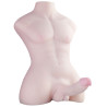 MySexPartner Masturbateur Buste avec Pénis articulé Big Torso Sexe de 18cm